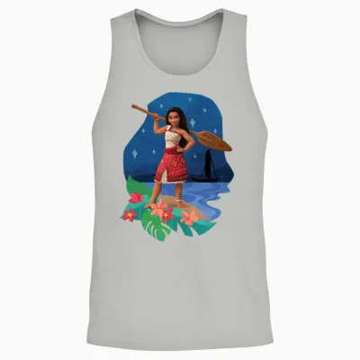 Disney Moana 2 Moana Big Sister Matching Unisex Tank Top - Ash