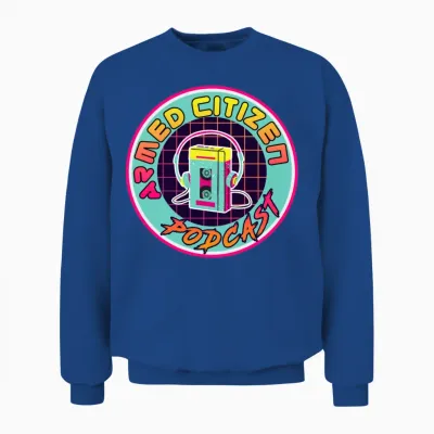 Armed Citizen Podcast Retro Unisex Sweatshirt - Royal