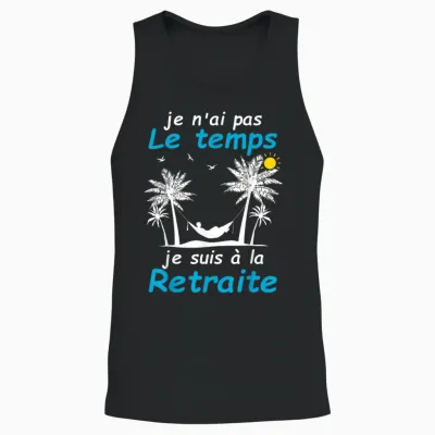 Retirement Gift Idea for Men Women Funny Retirement T-Shirt, Black, S Unisex Tank Top - Black
