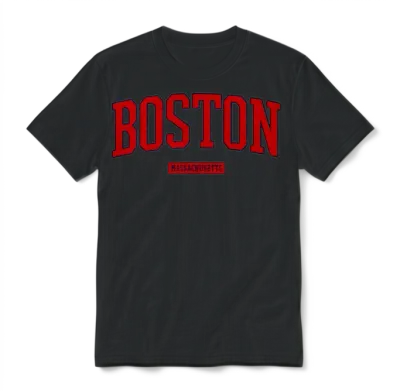 Boston Unisex T-Shirt - Black