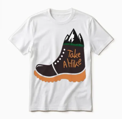 Take a Hike Unisex T-Shirt - White