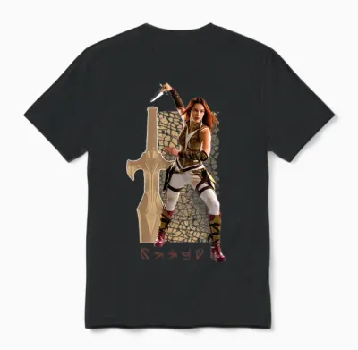 Masters of the Universe Teela Mit Schwert Unisex T-Shirt - Black