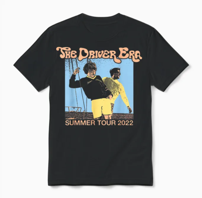 Visite D'été '22 Dates Unisex T-Shirt in Black