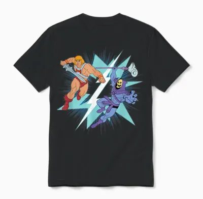 Die Meister Des Universums He-Man Gegen Skeletor Unisex T-Shirt - Black