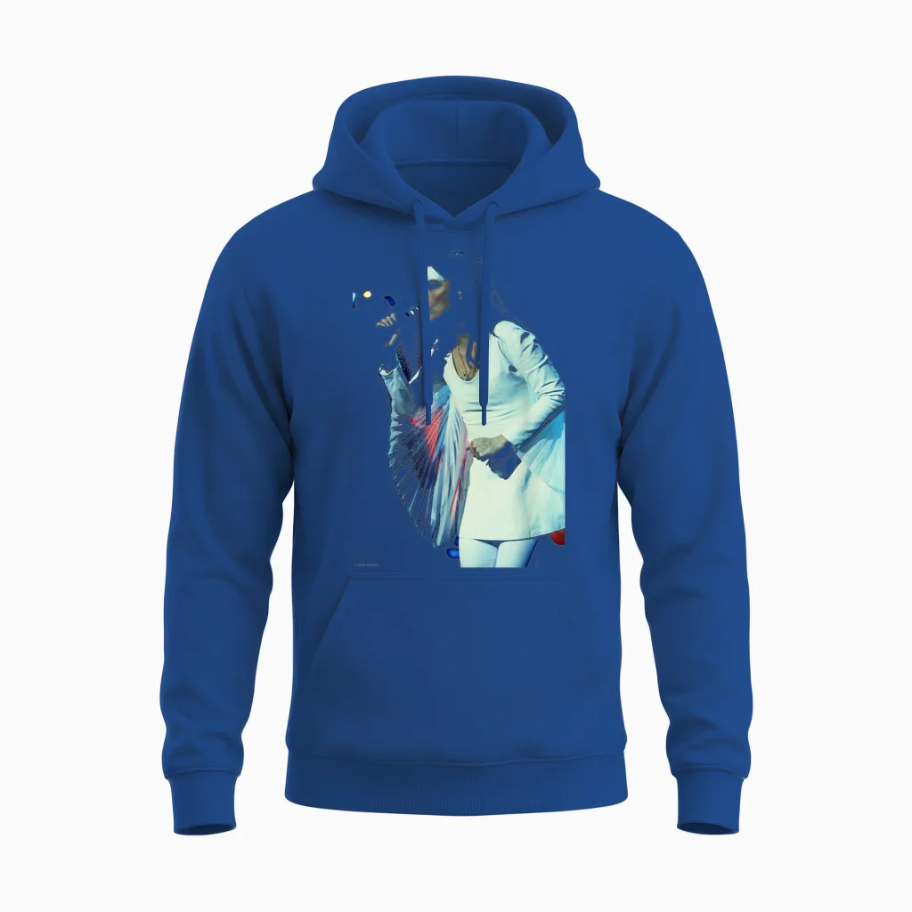 Andy Willsher Bjork Homogenic Tour Angel Dress 1997 Unisex Hoodie in Royal