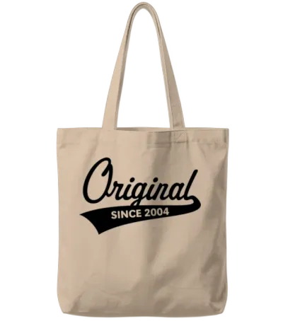 Original Since 2004 (year of Birth, Birthday / B) Tote Bags - Natural