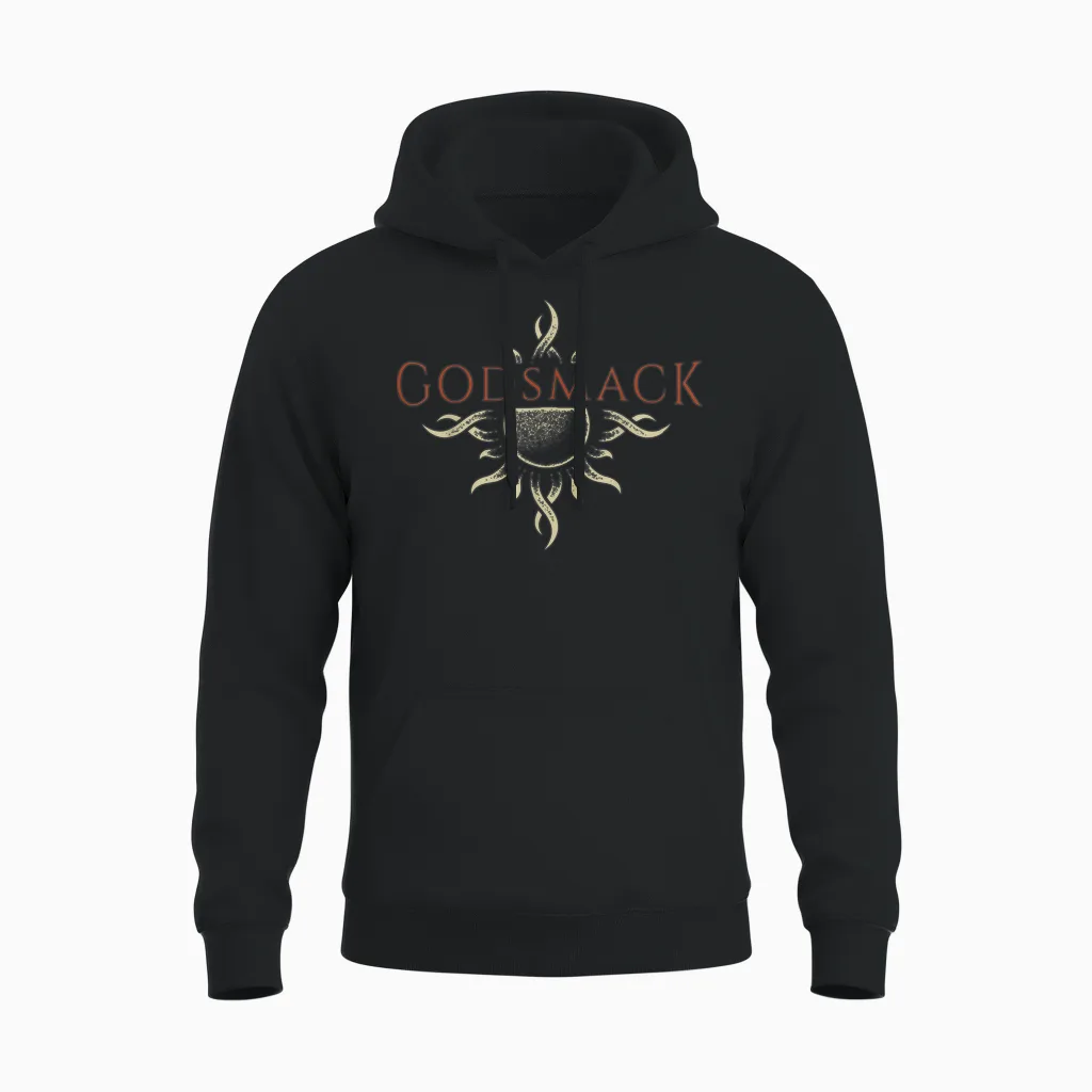 Godsmack β Logo Sun on Black Unisex Hoodie in Black