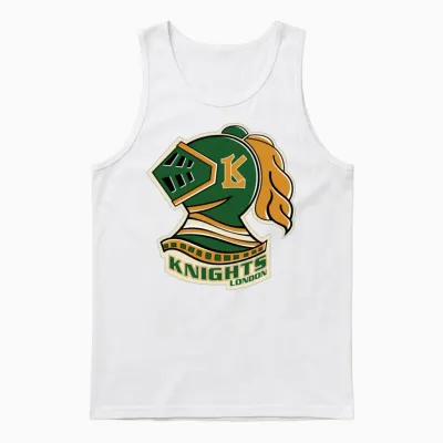 London Knights Ice Hockey Logo Unisex Tank Top - White