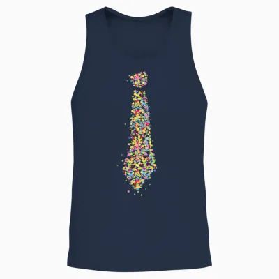 Tie Cologne Jeck Kölsch Carnival Clown Gift T-Shirt, Black Unisex Tank Top - Navy