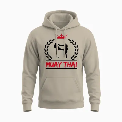 Muay Thai Unisex Hoodie - Sand