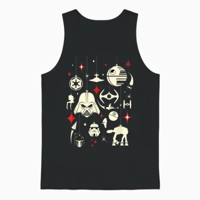 Star Wars Galactic Empire Ornaments Holiday Unisex Tank Top - Black