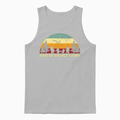 Retro Dance Mode Unisex Tank Top - Ash