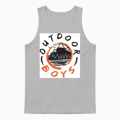 Outdoor Boys Logo Unisex Tank Top - Ash