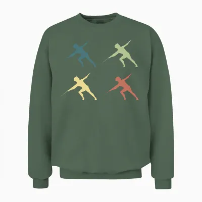 Javelin Retro 4 Unisex Sweatshirt - Military Green