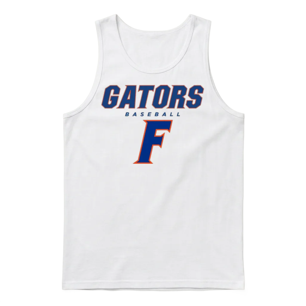 Florida Gator Baseball - Gators Baseball, Unisex Tank Top - White