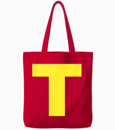 Lettre T Costume Drôle De Tamia Pour Carnaval Tote Bags - Red