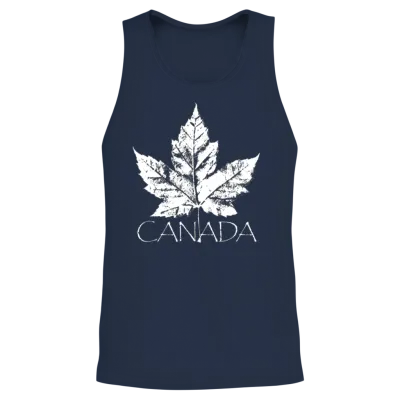Canada Souvenir Vintage Canada Shirts Unisex Tank Top - Navy