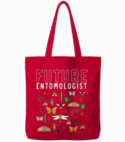 Zukünftiger Entomologe Jungen Mädchen Insekt Käfer Tote Bags - Red