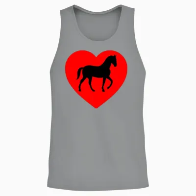 Horses Unisex Tank Top - Sport Grey