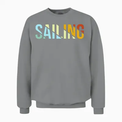 Sailing Retro Unisex Sweatshirt - Sport Grey