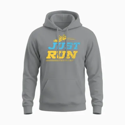 Just Run - Cross Country Unisex Hoodie - Sport Grey