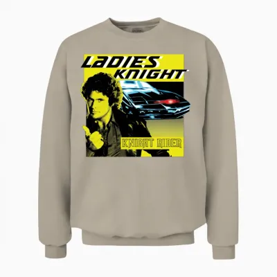 Knight Rider Ladies Night Unisex Sweatshirt - Sand