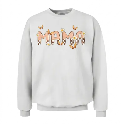 Retro Mama Unisex Sweatshirt - White