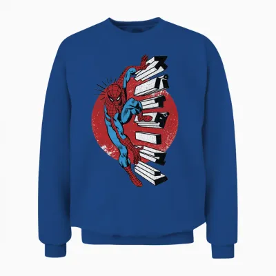 Portrait of Spider-Man Spider-Man Spider-Man Unisex Sweatshirt - Royal