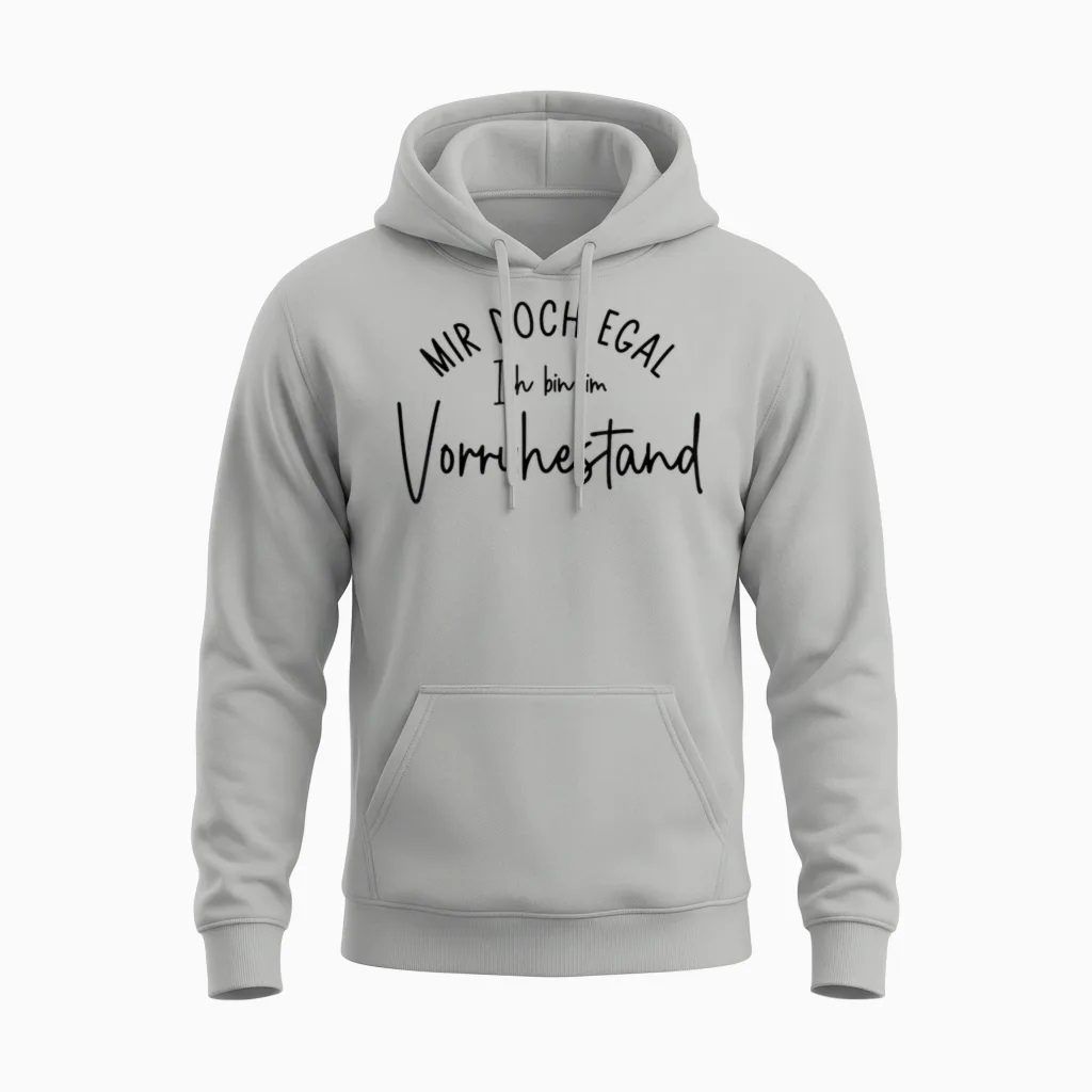Ruhestand - Mir Doch Egal Ich Bin Im Vorruhestand Unisex Hoodie in Ash