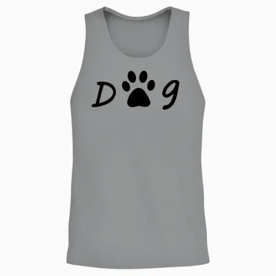 Dog Unisex Tank Top - Sport Grey