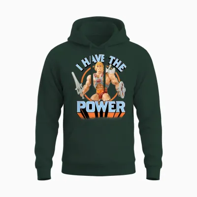 Masters of the Universe - T-Shirt with German Text "ich Habe Die, Black Unisex Hoodie - Forest