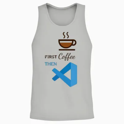 Funny Geek Programmer Unisex Tank Top - Ash