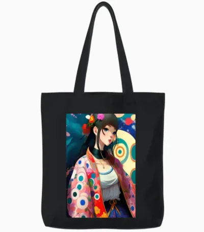 Poster Tote Bags - Black