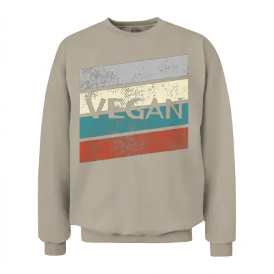 Vegan Retro Unisex Sweatshirt - Sand