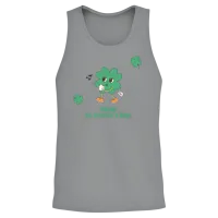 Happy St. Patrick's Day Unisex Tank Top - Sport Grey – 2