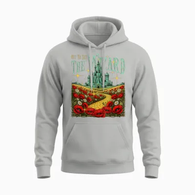 Yellow Brick Road We’re off Wizard Unisex Hoodie - Ash