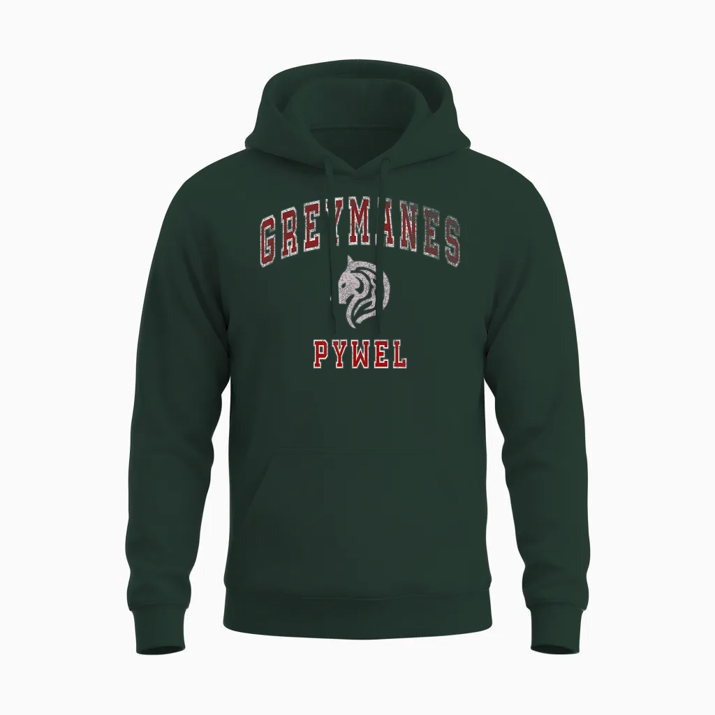 Distressed Greymanes Crimson Desert Pywel Funny Design Unisex Hoodie in Forest