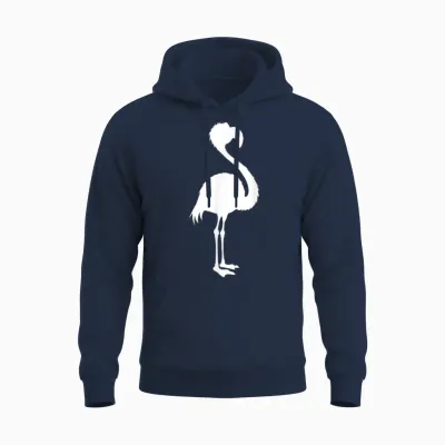 Flamingo Costume Flamingo Costume Carnival Animal Costume Unisex Hoodie - Navy