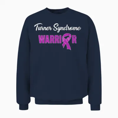 Turner Syndrome Warrior Unisex Sweatshirt - Navy