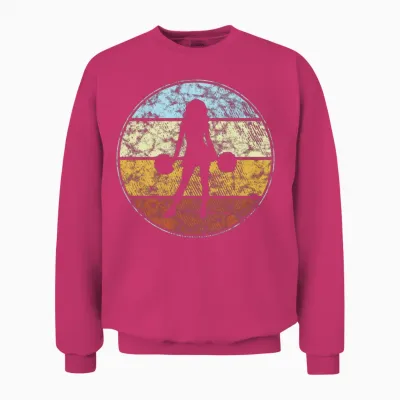 Cheerleading Retro Unisex Sweatshirt - Heliconia