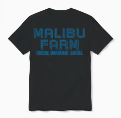 Malibu Farm Miami Beach Fresh Organic Local Unisex T-Shirt - Black