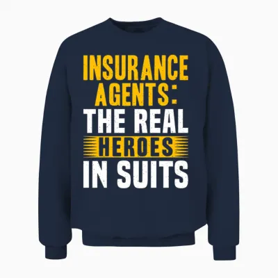 Funny Broker Unisex Sweatshirt - Navy
