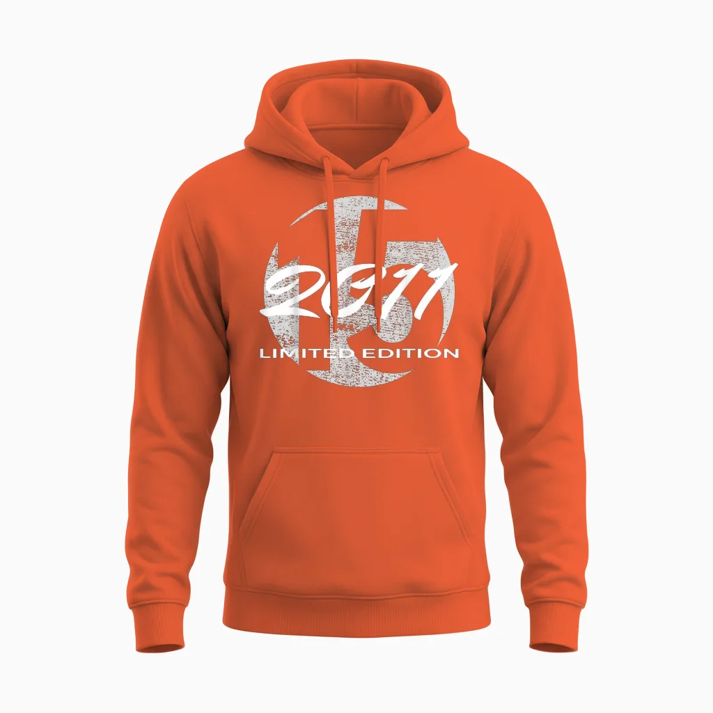 15. Geburtstag Mädchen Junge 15 Jahre 2011 Lustig Geschenk Unisex Hoodie in Orange