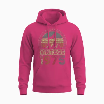 Vintage 1975, Limitierte Auflage, 51. Geburtstag, 51 Jahre Unisex Hoodie - Heliconia
