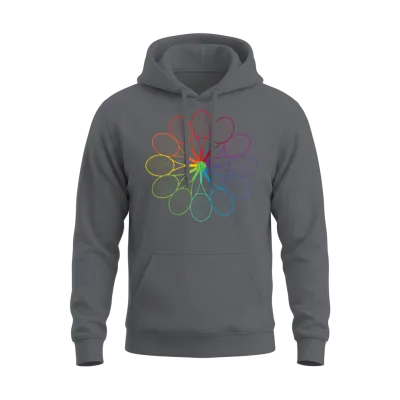 Tennis Player Gift Tennis Team Unisex Hoodie - Charcoal