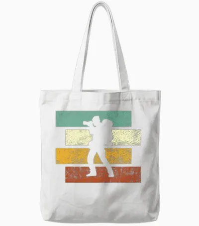 Photographer Retro Tote Bags - White