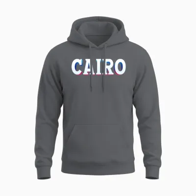 Retro - Cairo Unisex Hoodie - Charcoal