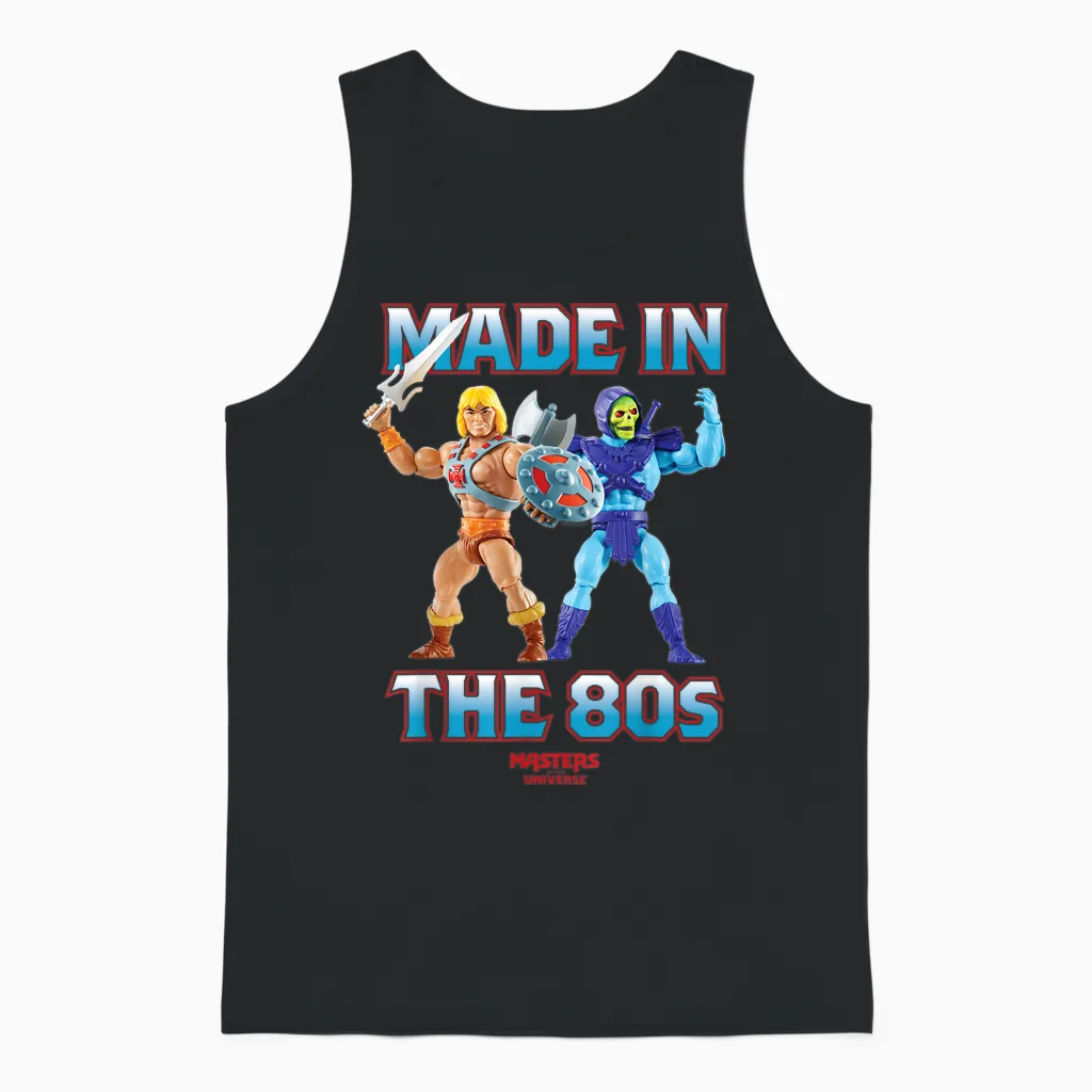Masters of the Universe Made in the 80s Unisex Tank Top in Black