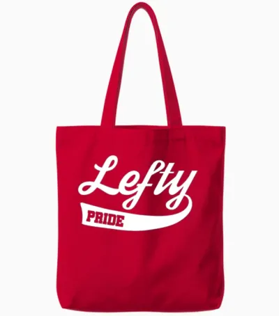 Lefty Pride Tote Bags - Red