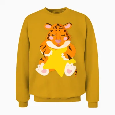 Beautiful Star Unisex Sweatshirt - Gold